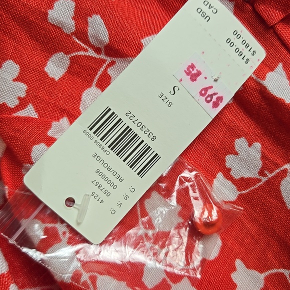 NWT Anthropologie Red Floral Romper - Size Small - Picture 11 of 13